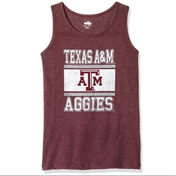 Texas A&M Aggies Youth Girls Sleeveless Tee NWT 10 - Picture 1 of 5